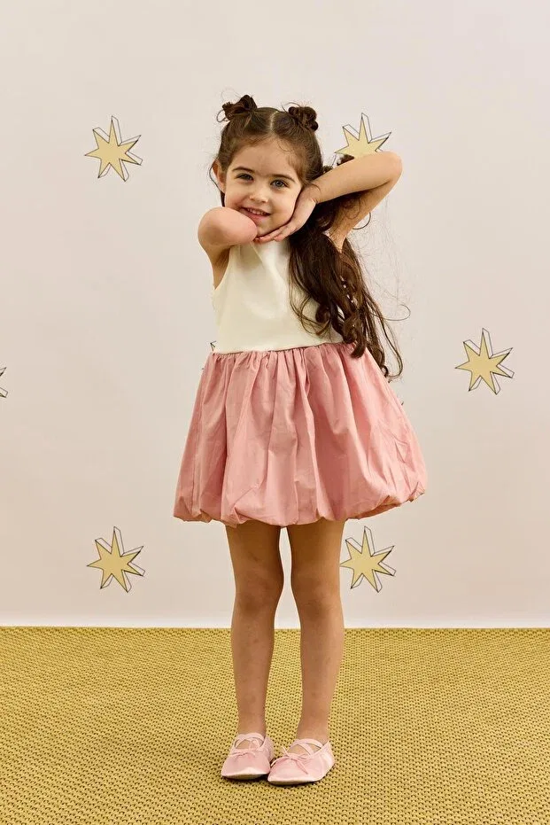 Детское платье для девочек хлопковое Fahhar Kids, Pink