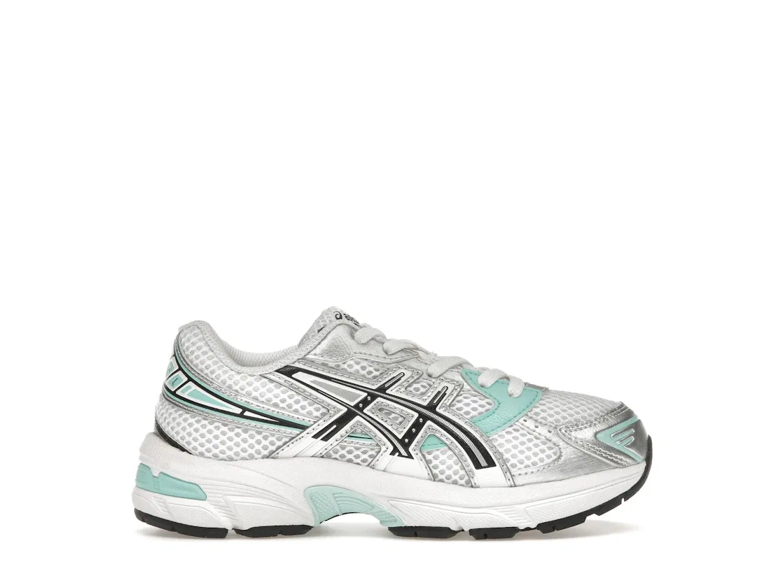 Детские кроссовки с повседневным дизайном ASICS Gel-1130, White Aqua