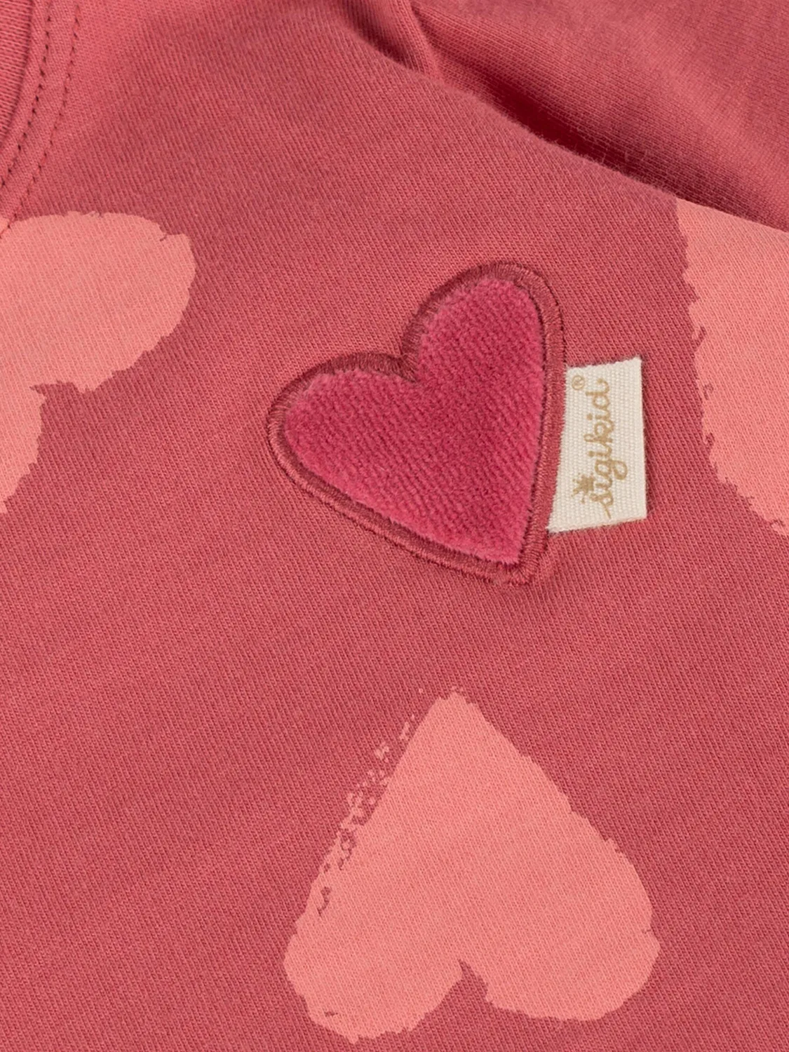 Рубашка Sigikid Langarmshirt Pink Birds розового цвета — фото 4