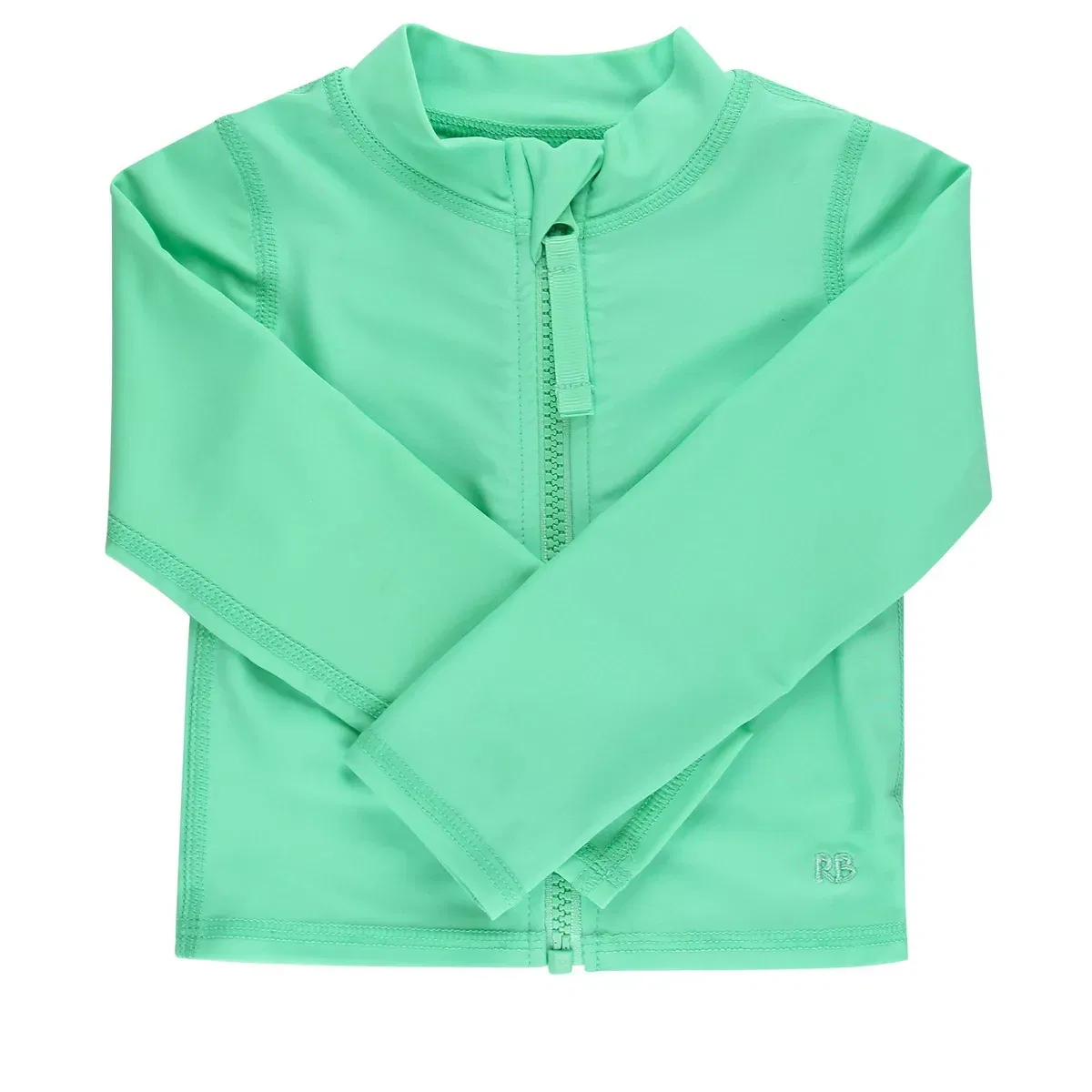 Детский рашгард с длинным рукавом RuffleButts, Spring Green