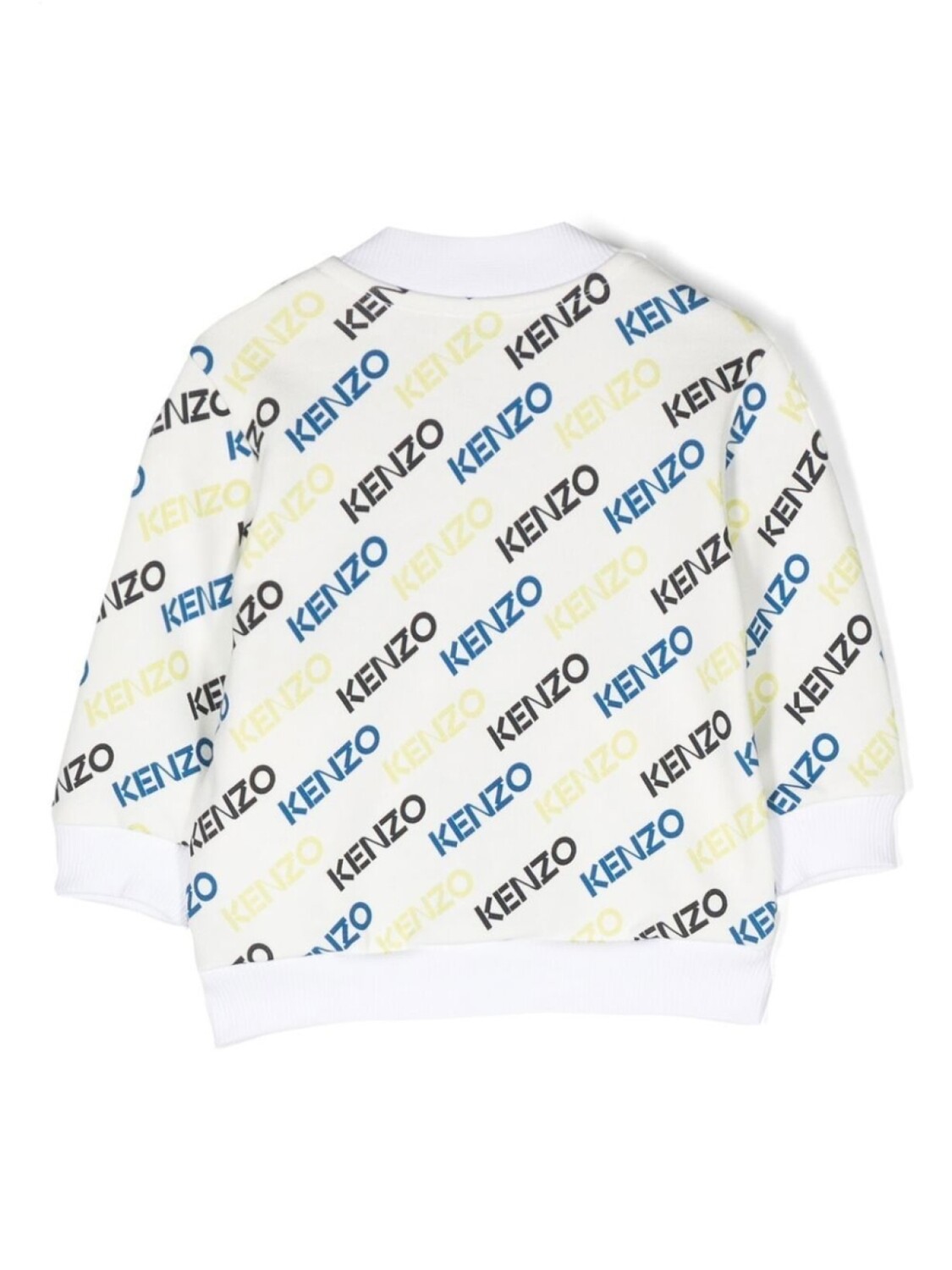

Kenzo Kids кардиган на молнии с логотипом, белый