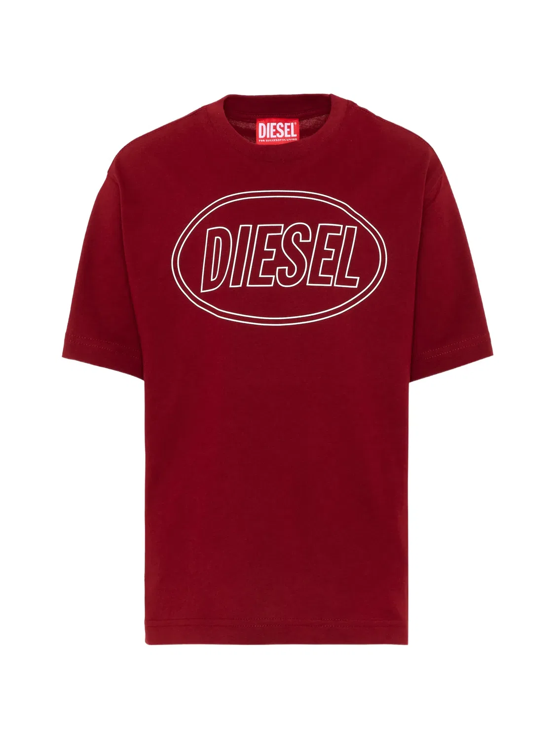 Футболка с логотипом Diesel Kids, красный
