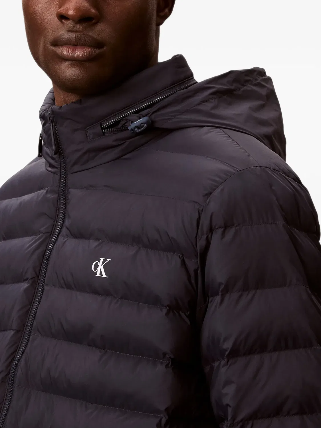 Стеганая куртка синего цвета Calvin Klein, синий — фото 4