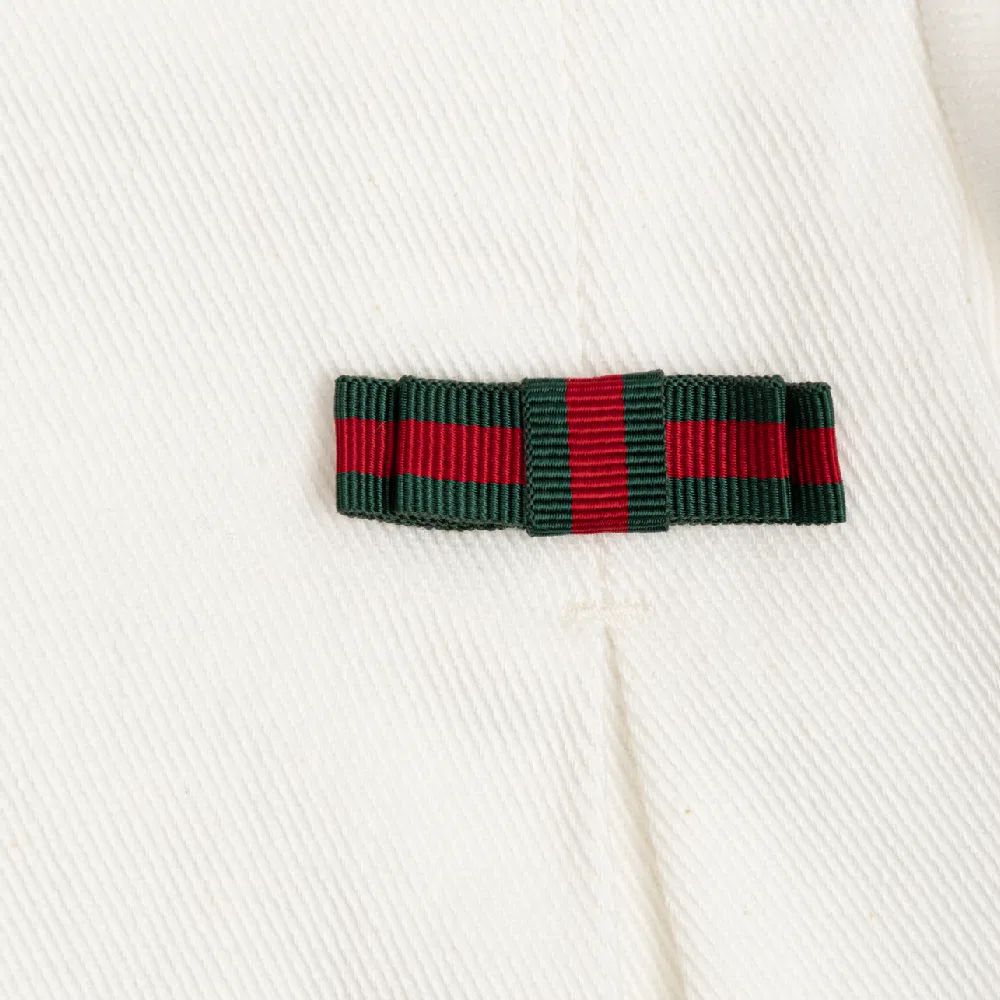 Детское платье для девочек с круглым вырезом, GUCCI, White — фото 4