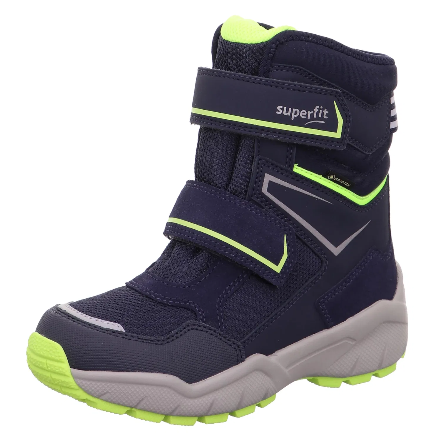 Детские ботинки для мальчиков водонепроницаемые Superfit Culusuk, Blue Yellow 8000