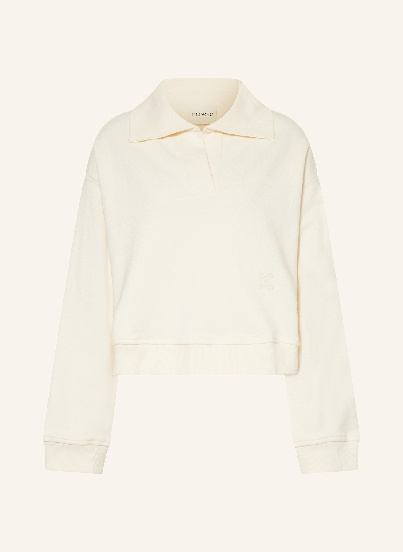 

Футболка-Поло из тренировочного материала Closed, белый