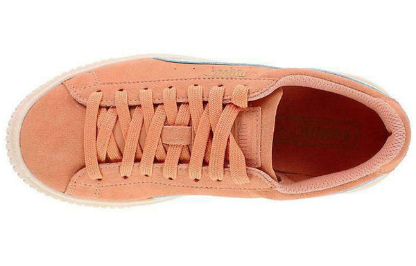 Кроссовки suede platform 'snake - dusty coral' Puma, красный — фото 2