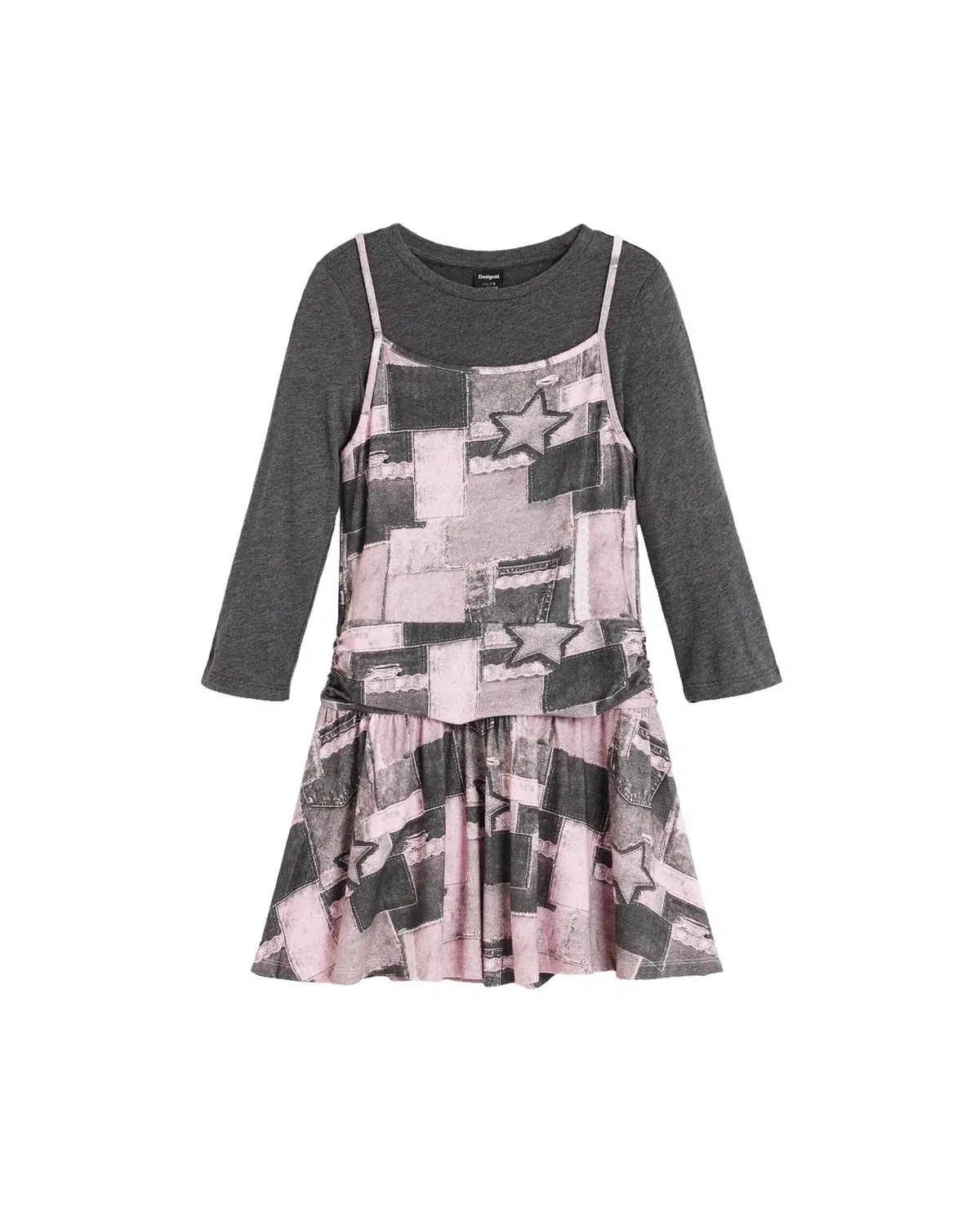 Детское платье для девочек без рукавов Desigual, Rosa