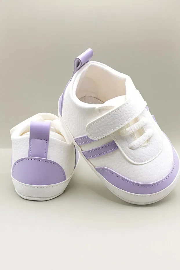Детские туфли для девочек с липучкой Bebluxbaby, Lilac — фото 3