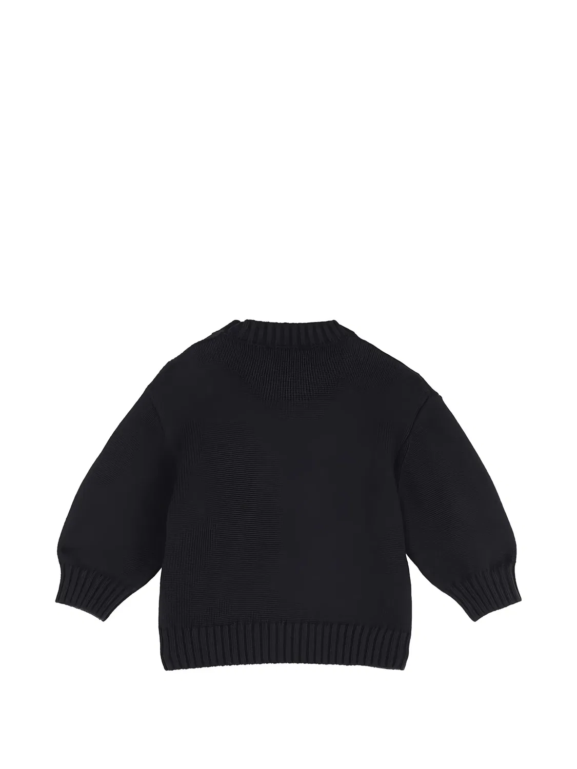 Свитер с вышитым логотипом Givenchy Kids, черный — фото 2