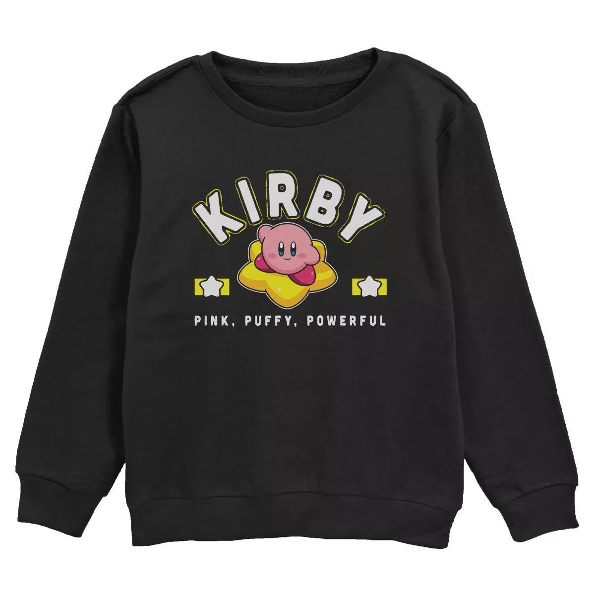 Детское графическое худи с принтом Kirby Nintendo, Black