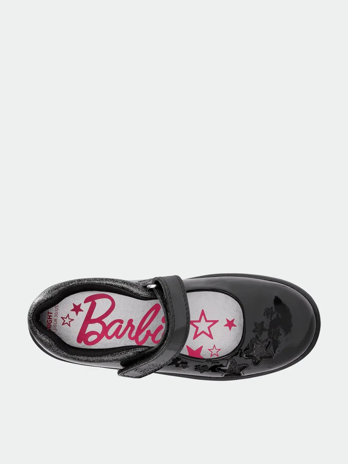 Туфли для девочек Barbie, Patent Toezone, черные — фото 3