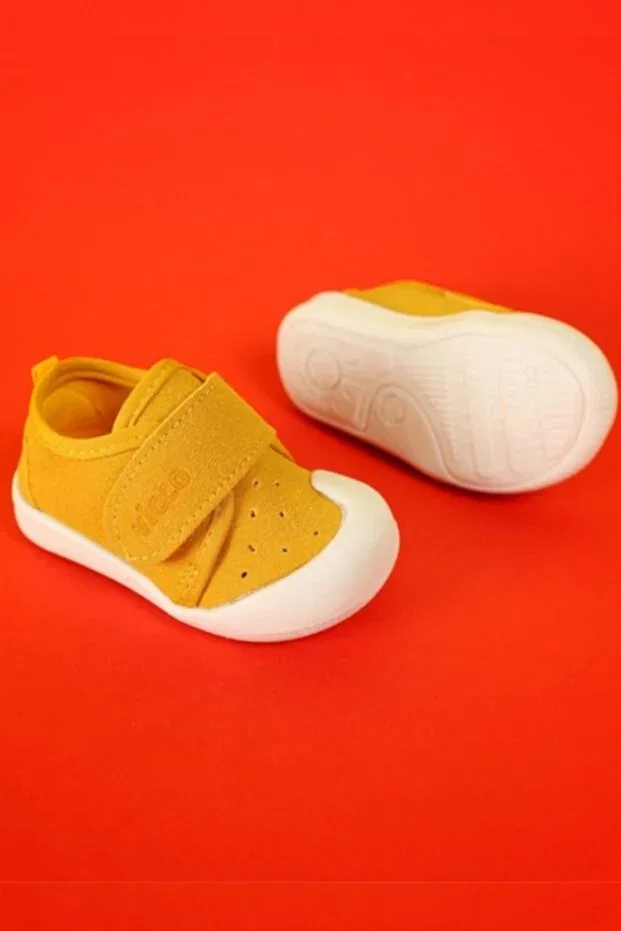 Детские пинетки для мальчиков и девочек с липучкой Vicco, Yellow — фото 2
