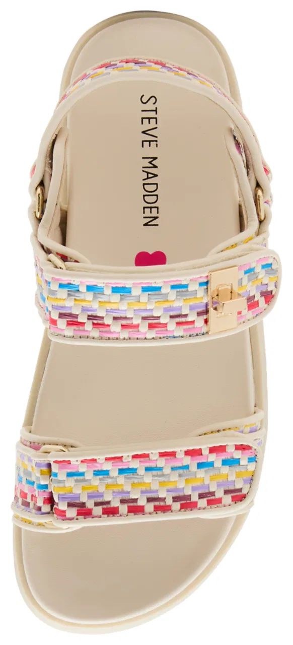 Сандалии для девочек JMONA Steve Madden, цвет Stripe Multi — фото 4