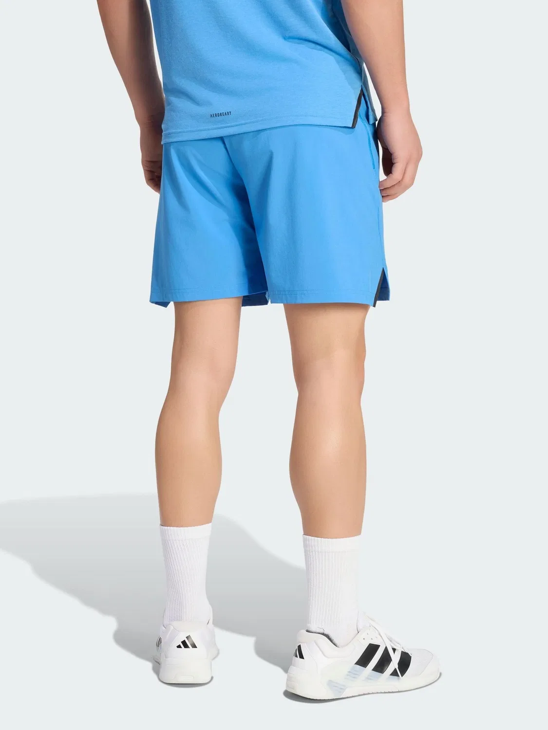 Шорты тренировочные Designed For Training adidas, синий — фото 4