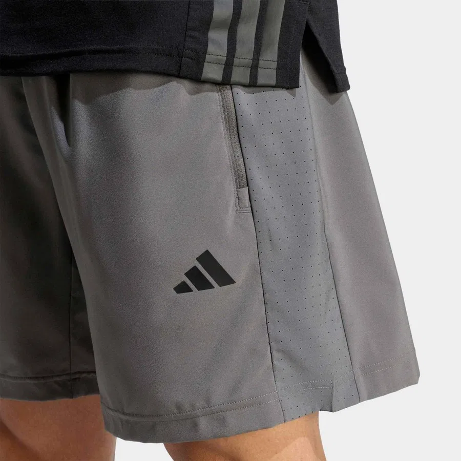 Шорты спортивные с принтом WE BAS WV SHO GREFIV GRI adidas, Серый — фото 4
