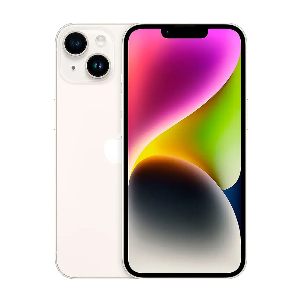 

Смартфон Apple iPhone 14, 128 ГБ, (nano-Sim + eSim), Starlight, Белый, Смартфон Apple iPhone 14, 128 ГБ, (nano-Sim + eSim), Starlight