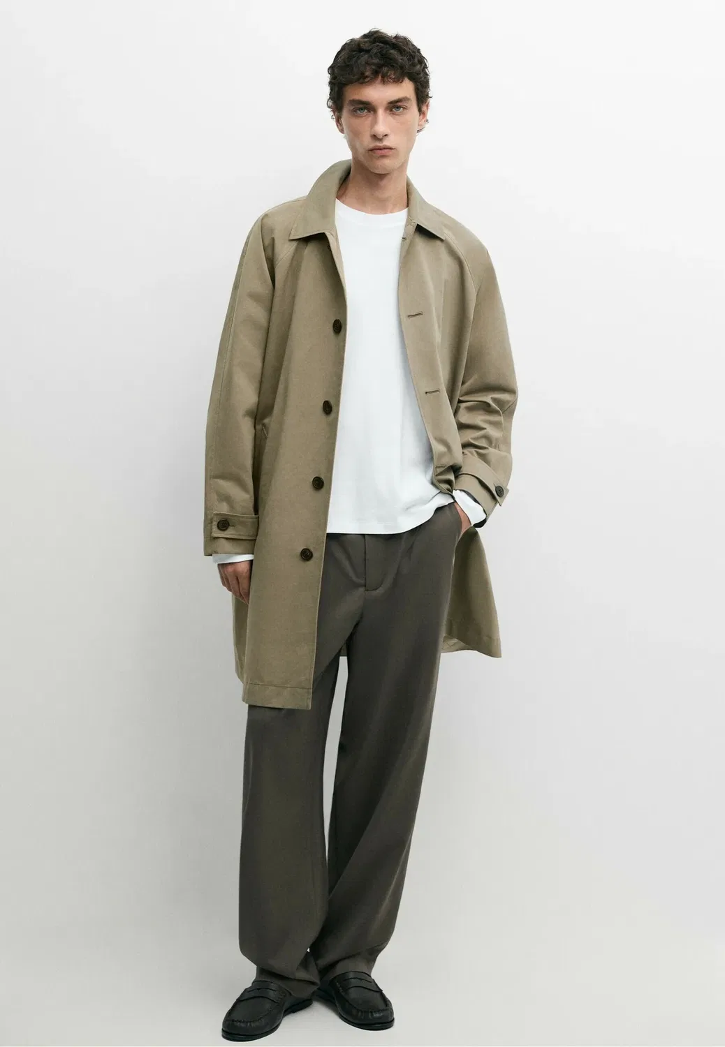 Брюки от костюма Massimo Dutti, Khaki — фото 2