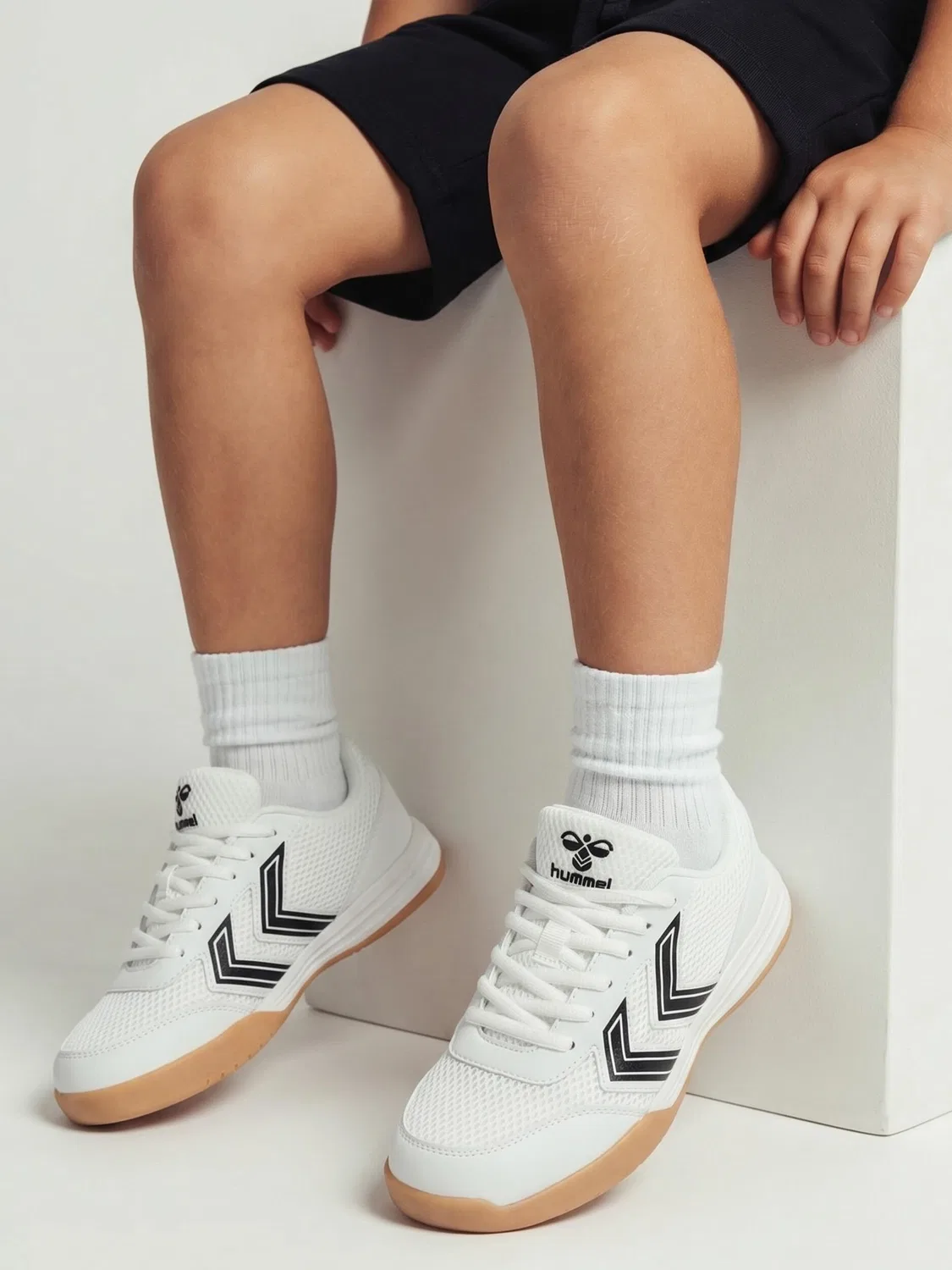 Детские кроссовки Multiplay Flex LC JR Hummel, Weiss Schwarz Braun