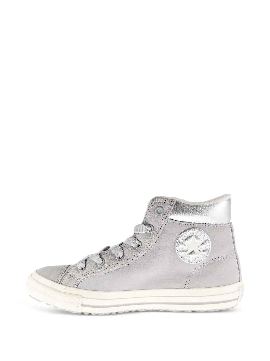 Высокие кеды All Star PC Boot Converse Kids, серый — фото 2