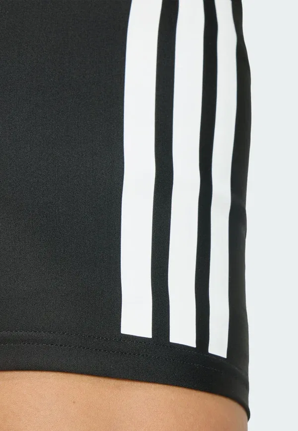 Плавки-боксеры 3S - плавательные трусы Adidas Performance, белый/черный — фото 4