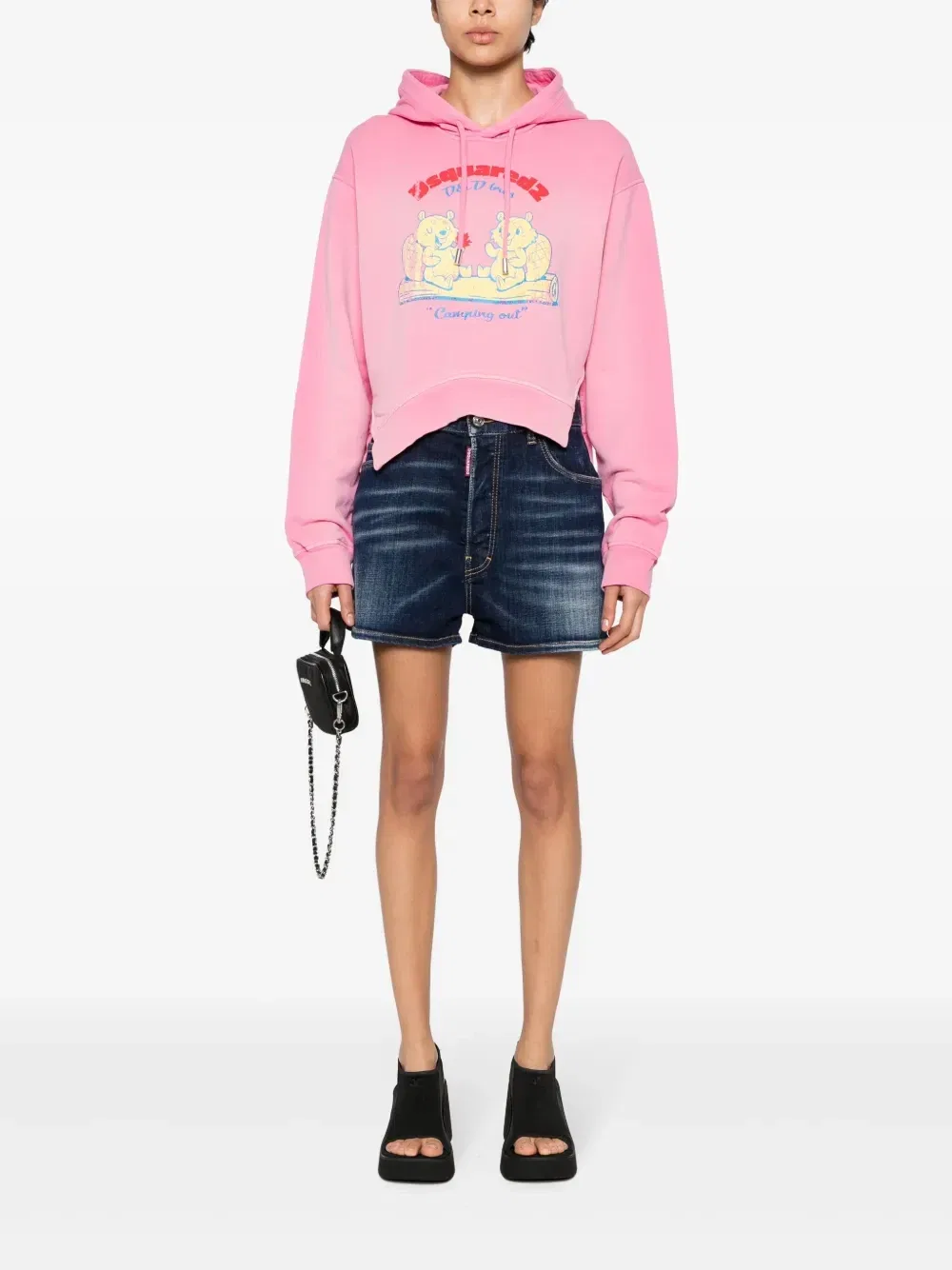 Джинсовые шорты Baggy Superstar Dsquared2, синий — фото 2