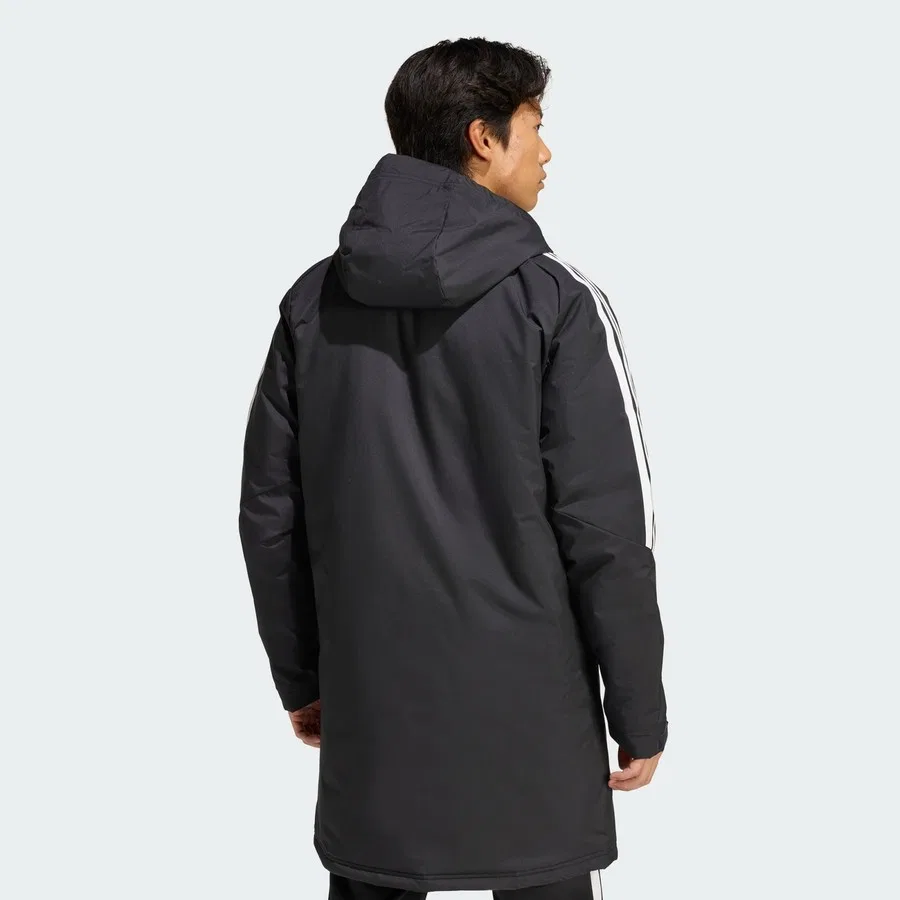 Мужская парка с длинным рукавом Tiro 26 Stadium Parka adidas, Черно-белый — фото 2