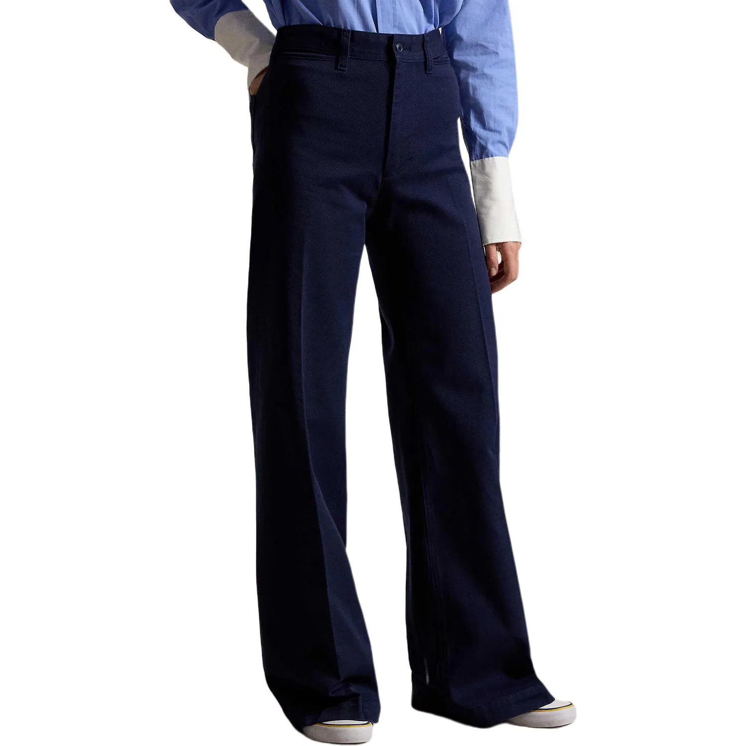 Женские брюки клеш темно-синие Polo Ralph Lauren, Dark Blue — фото 3