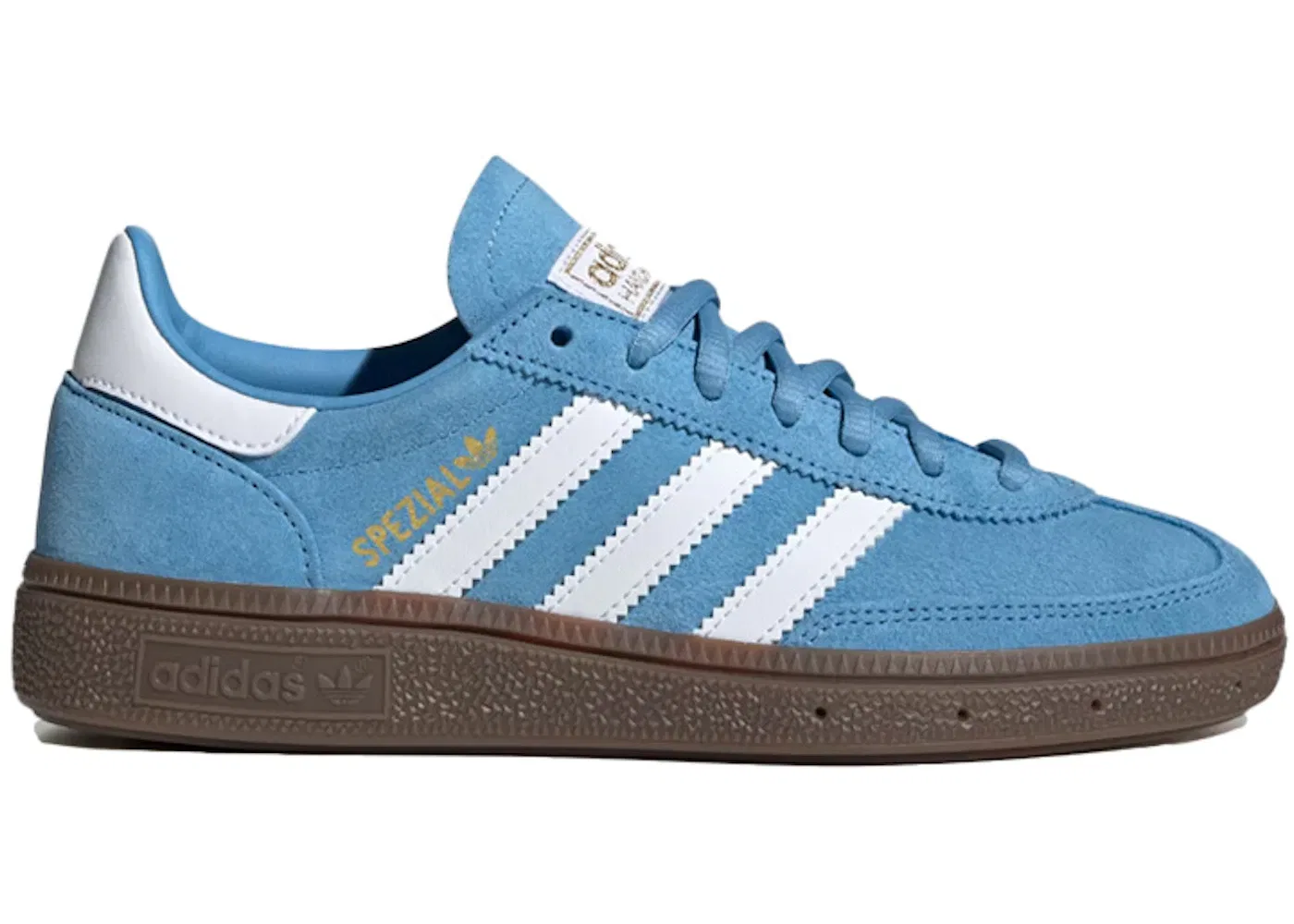 Детские кроссовки с классическим дизайном Adidas Handball Spezial, Light Blue/Cloud White/Gum