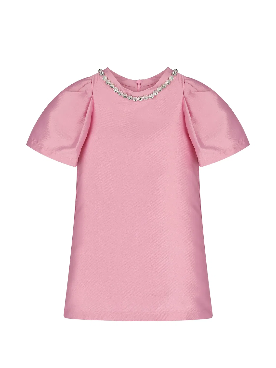 Платье с коротким рукавом с декором MAMA LUMA, розовый