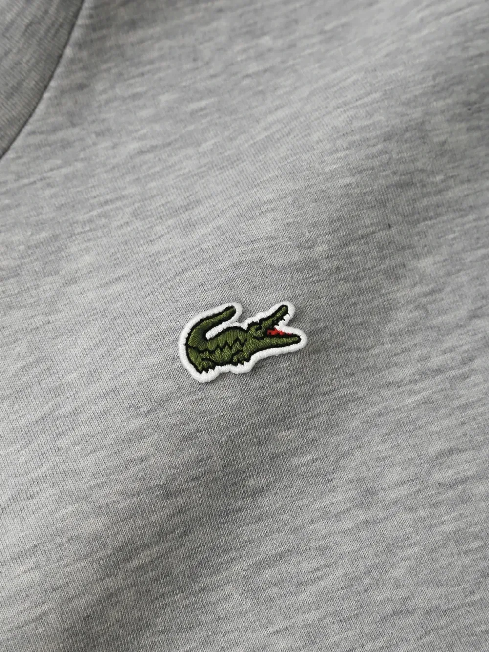 Толстовка Lacoste с нашивкой-логотипом, серый — фото 3
