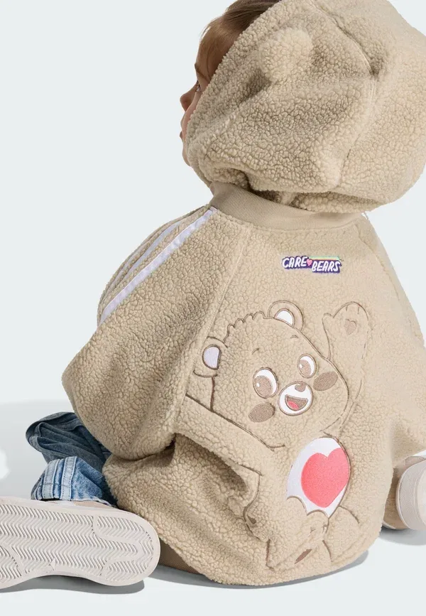 Флисовая куртка Adidas Originals, хаки — фото 4