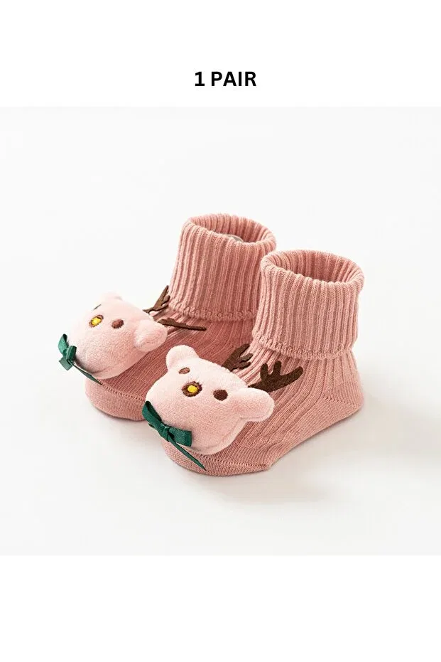 Детские носки с принтом Tavga, Pink2