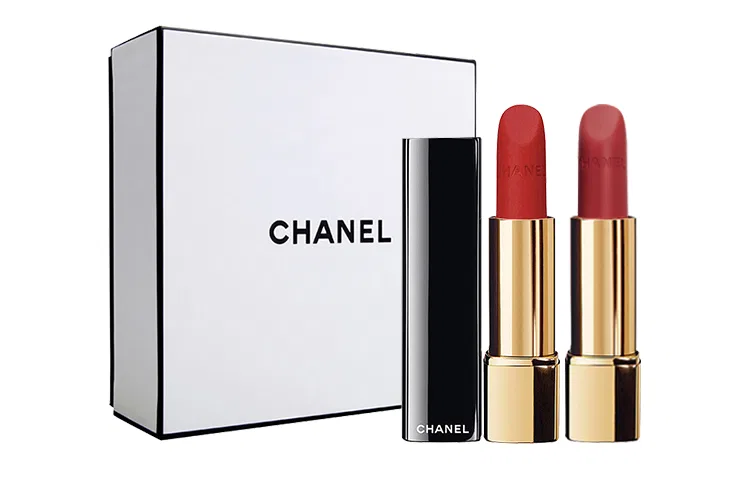 Женский набор помад Charm Velvet Lipstick #58 и #56, CHANEL, Красный