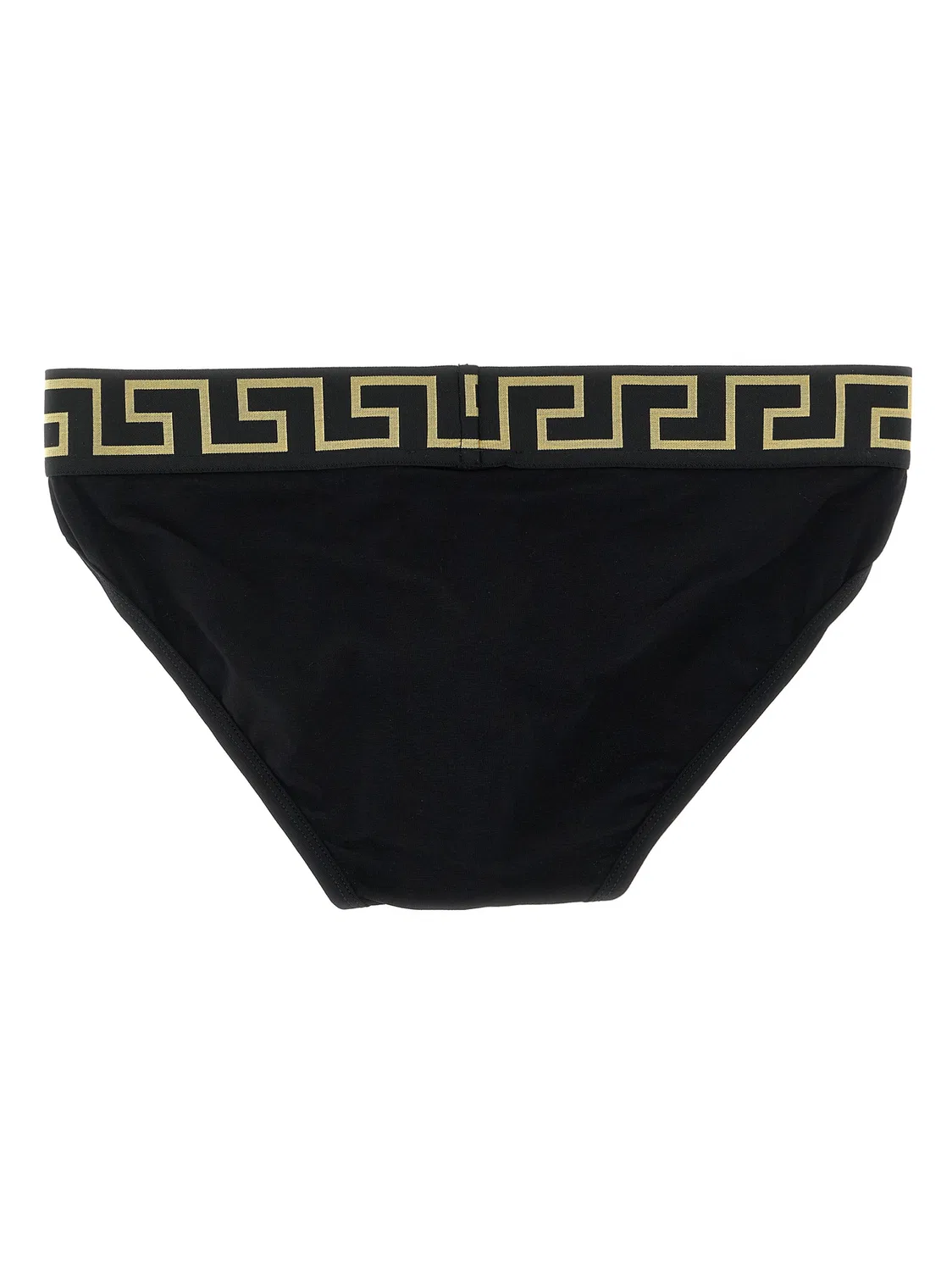 Мужские трусы-слипы эластичные комплект 2 шт Greca Versace, Black — фото 2