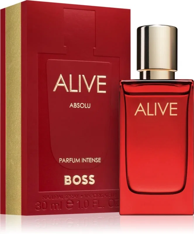 Мужская парфюмированная вода Alive Absolu Hugo Boss, 30 мл, Черный