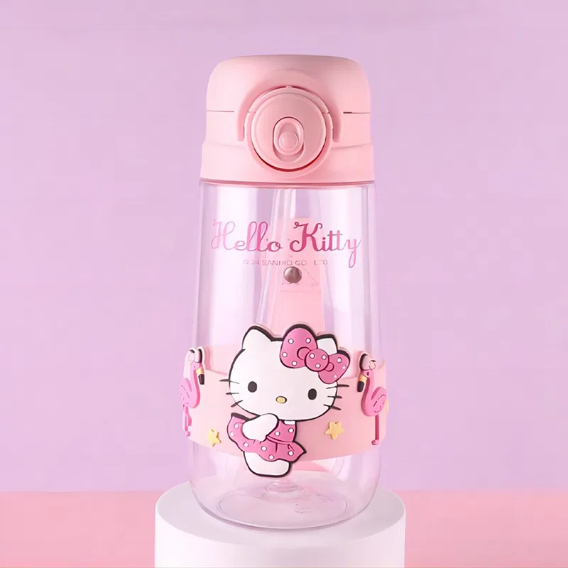 Детский стакан с двумя отверстиями для питья 550 мл Sanrio, Pink KT — фото 4