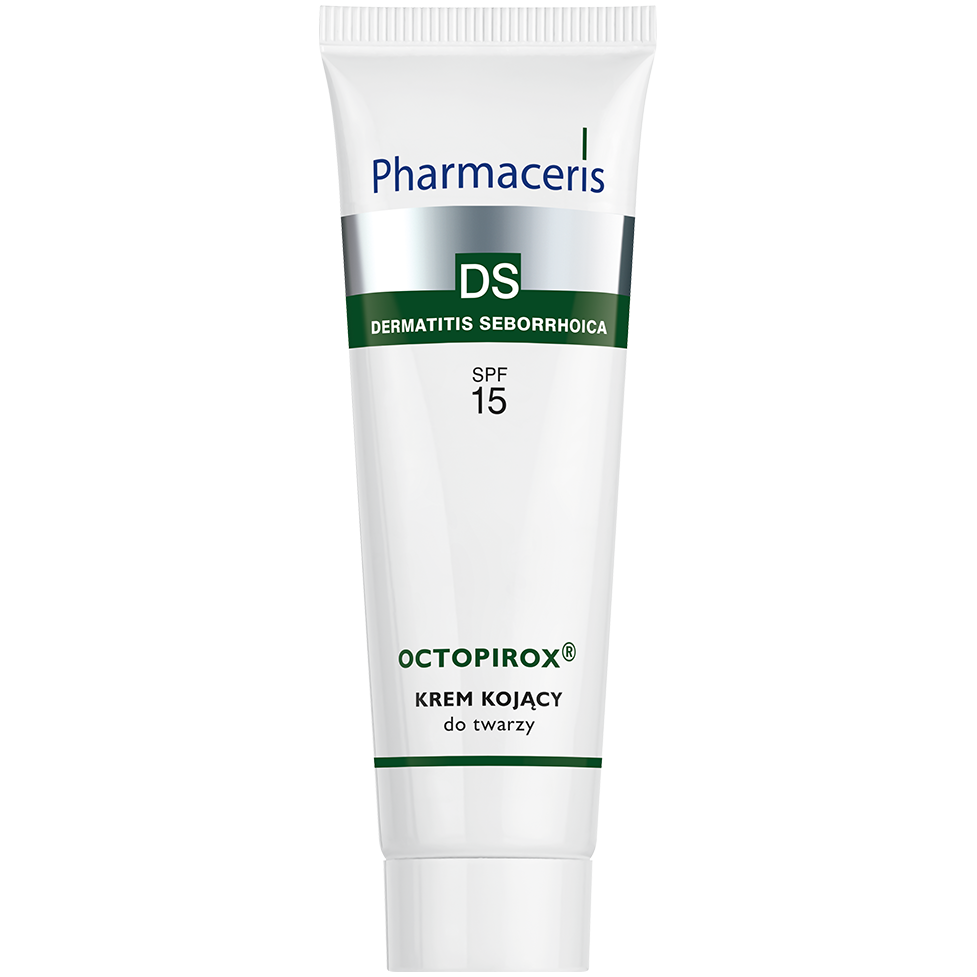 Pharmaceris DS Octopirox успокаивающий крем для лица SPF15 для себорейной, покрасневшей и шелушащейся кожи, 30 мл - фото