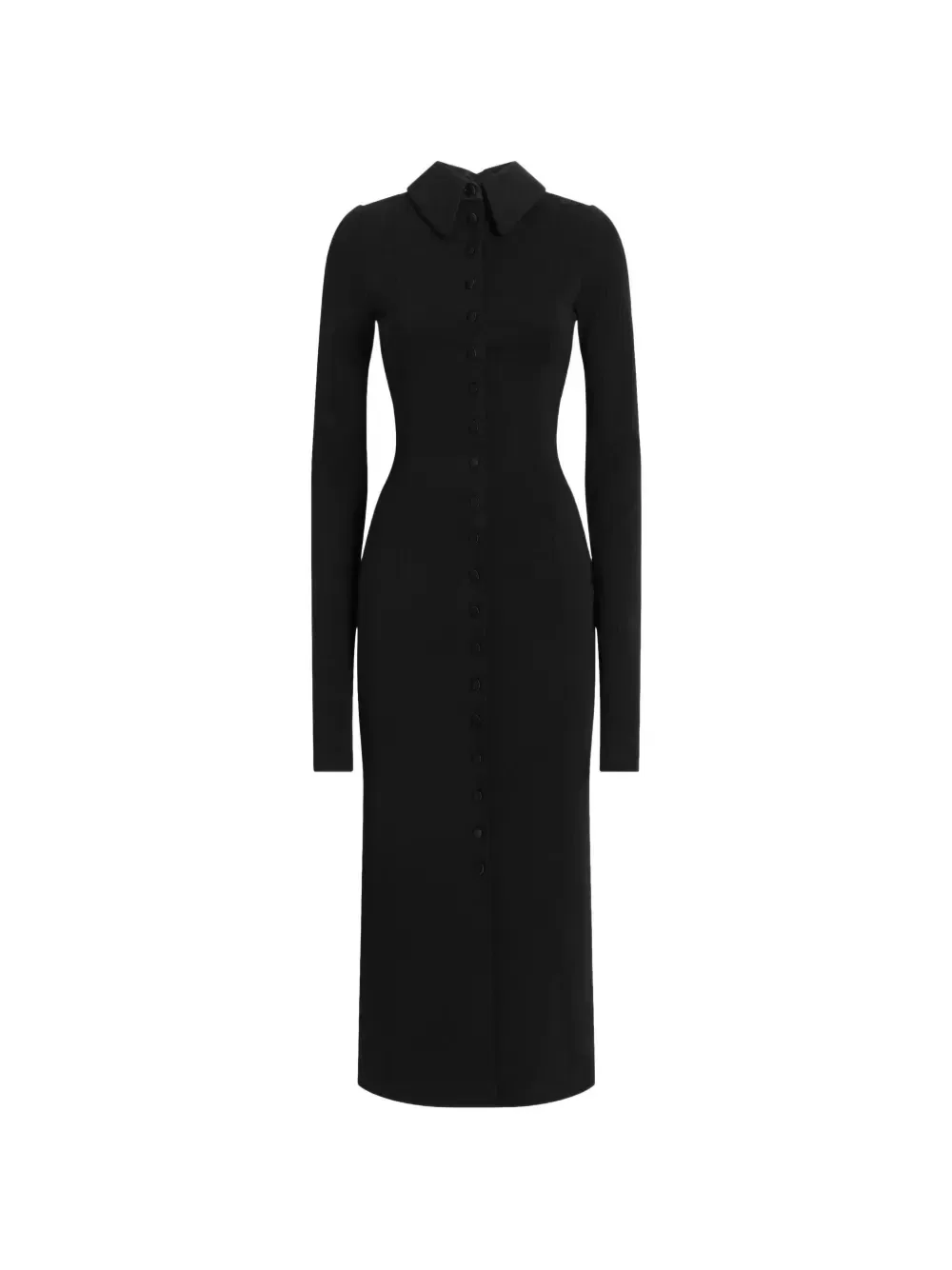Шерстяное платье DOLCE & GABBANA, черный