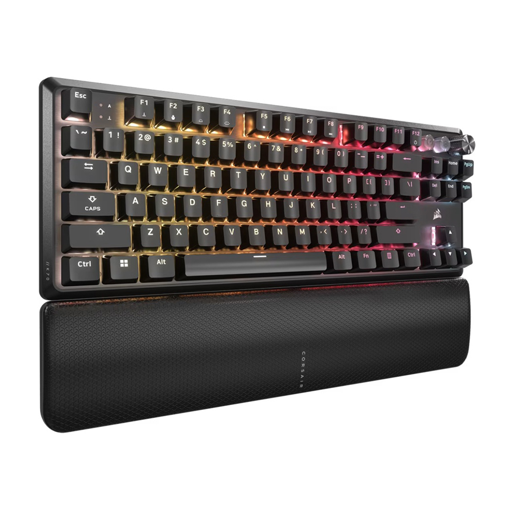 Проводная игровая клавиатура Corsair K70 PRO TKL, черный, английская раскладка — фото 3