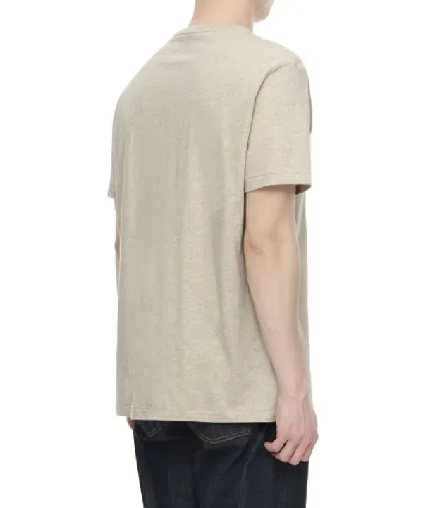 Футболка с коротким рукавом, slim fit, Polo Ralph Lauren, серый — фото 4