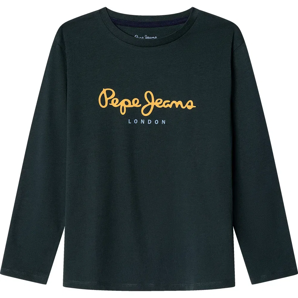 Детская футболка с длинным рукавом для мальчиков Pepe jeans, Green