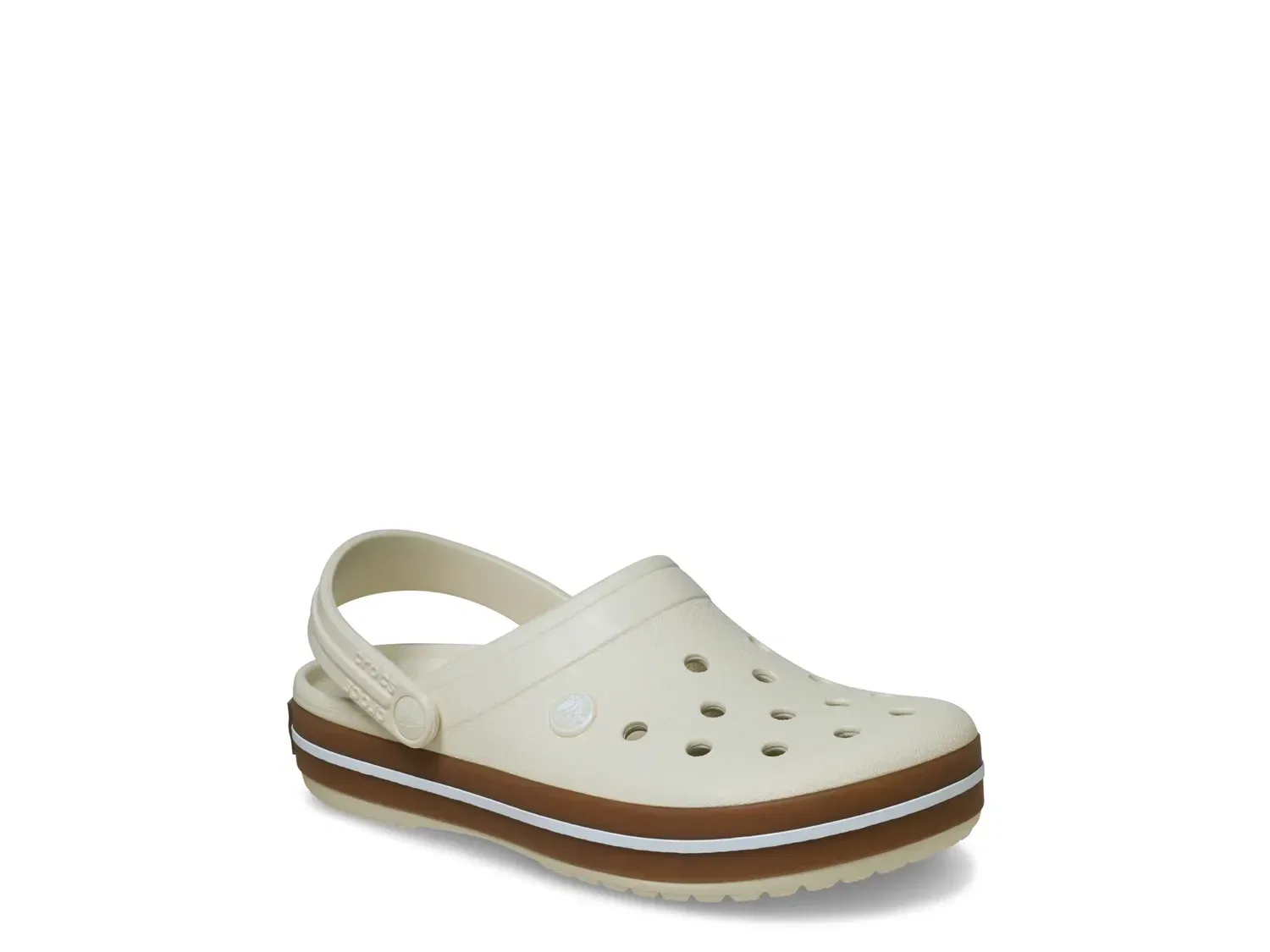 Crocs Клоги Crocband Gum Clog для девочек, Off White