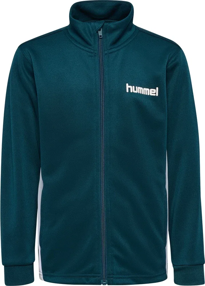 Тренировочная куртка с принтом Chevron Zip Jacket Hummel, синий