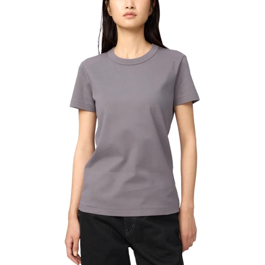 Женская футболка с круглым вырезом UNIQLO U Collection, Purple