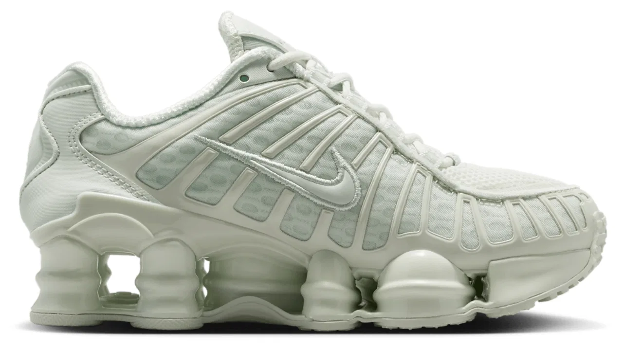 Кроссовки для мальчиков Shox TL Nike, цвет Spruce Aura/Light Silver/Spruce Aura
