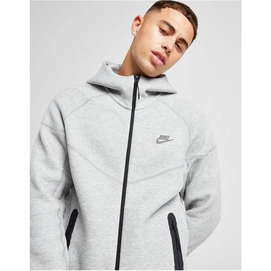 Мужская куртка Sportswear Tech Fleece Windrunner Nike, Серый — фото 3