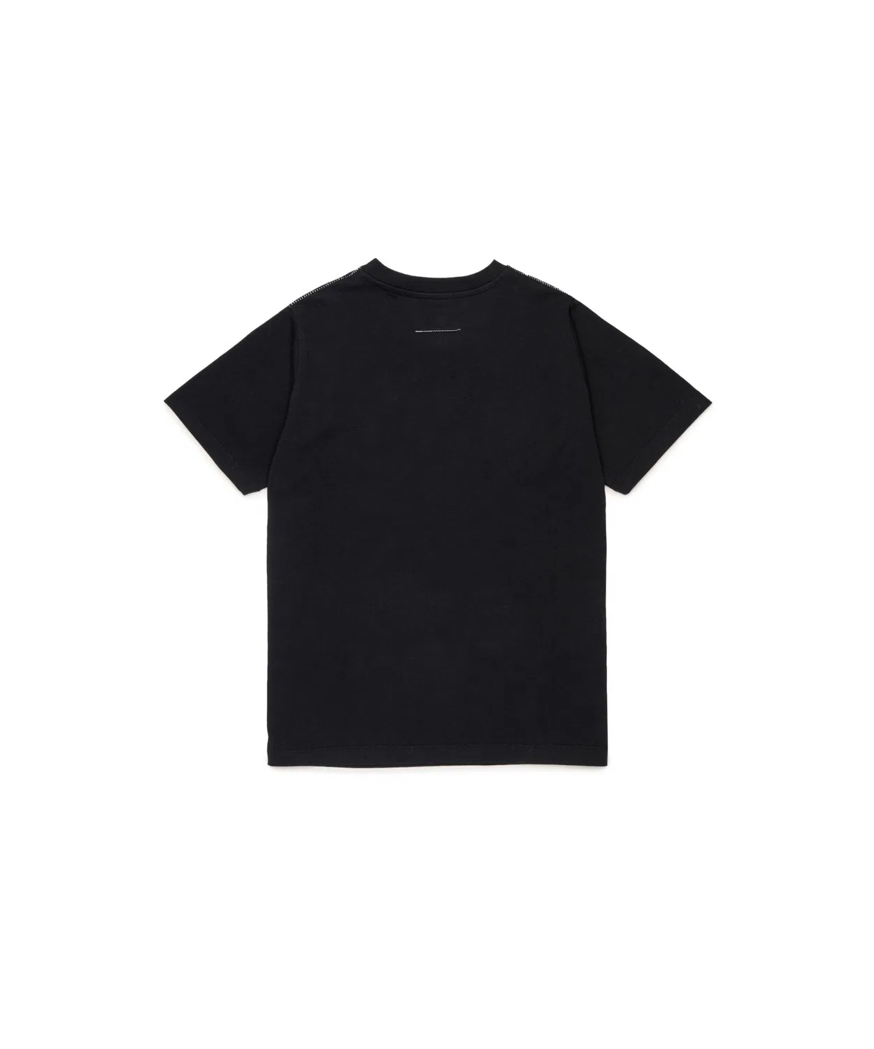 Детская футболка с принтом MM6 KID MM6 Maison Margiela, Черный — фото 2