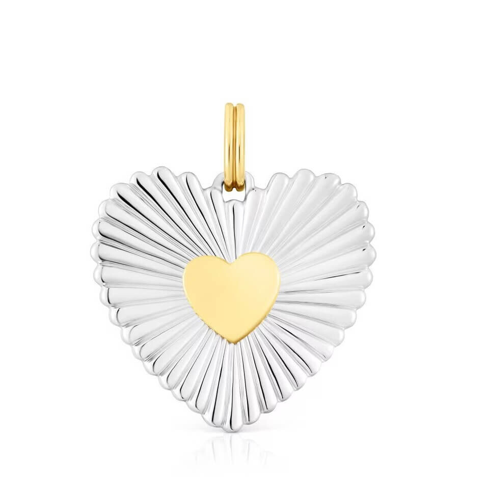 

Подвеска Tous Iris Motif Heart, серебро/серебро позолоченное