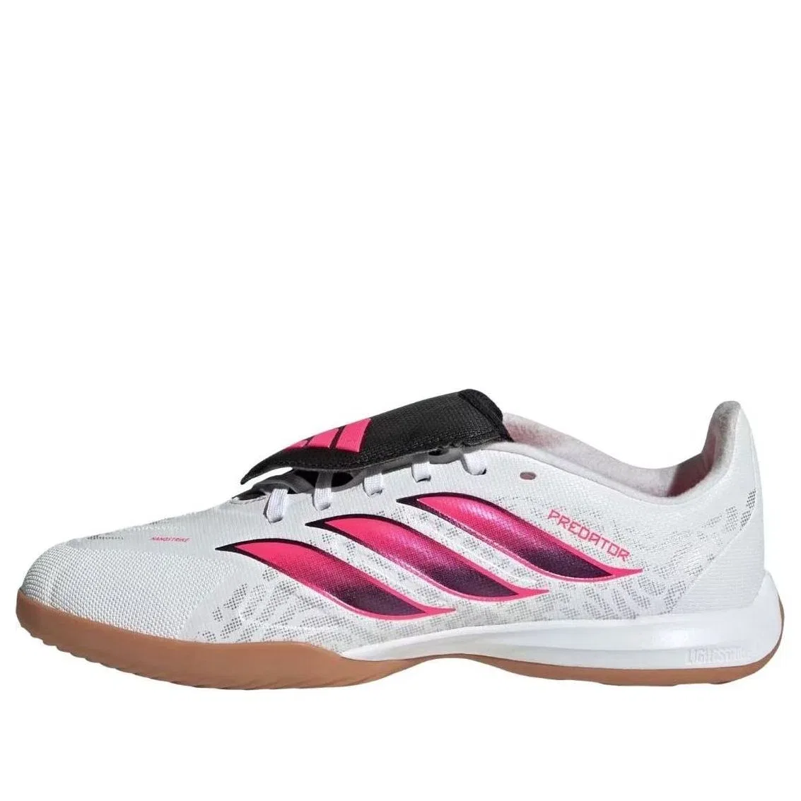 Детские футбольные бутсы с длинным языком Predator League IC Adidas, белый
